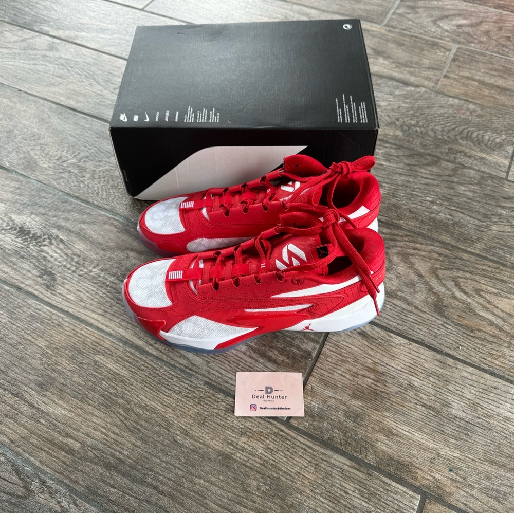 Brand New Air Jordan Luka 2 TB Men’s Sneakers “University Red” FN7400 160 - Picture 8 of 14